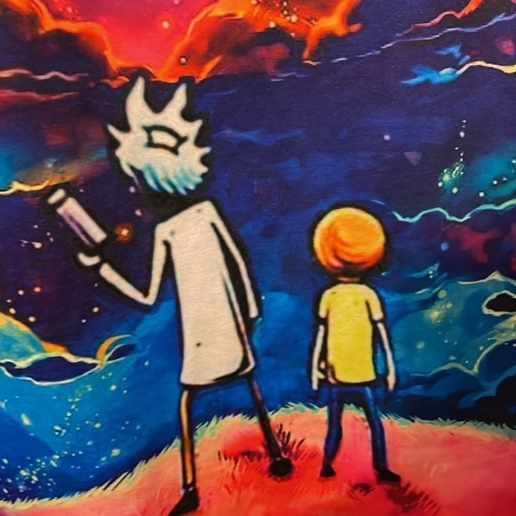 Rick and Morty Universe Planet Bodycon Mini Graphic Dress size L - Picture 8 of 15